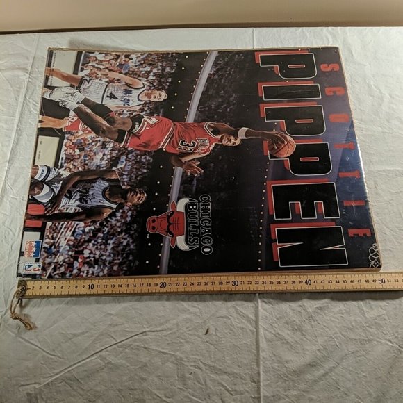 Vintage Scottie Pippen 1993 Chicago Bulls NBA Starline Sealed Poster - Picture 11 of 14
